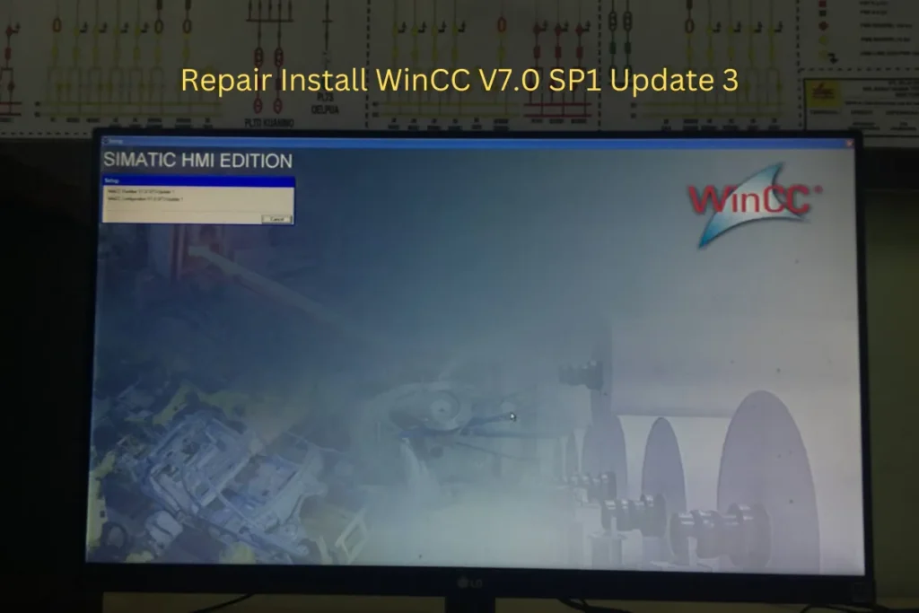 Repair Install WinCC V7.0 SP1 Update 3