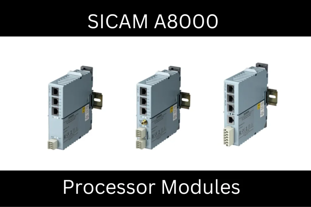 SICAM A8000 Processor Modules