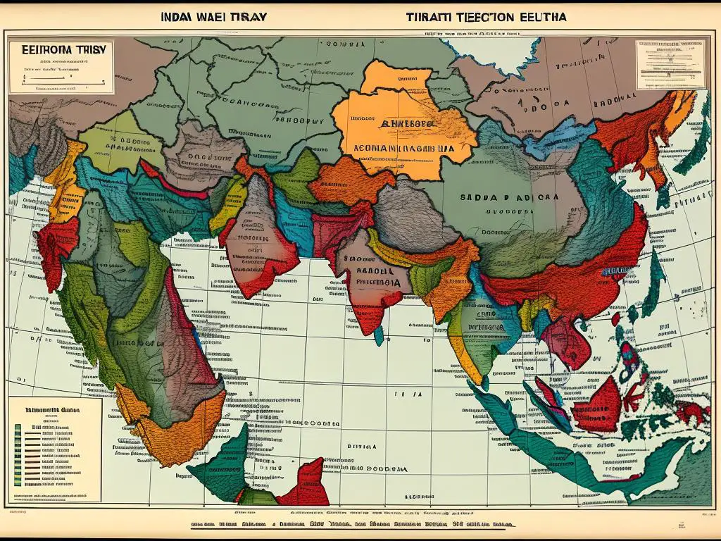 Illustration of electricity trade between India and Southeast Asia